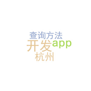 开发 app_app 开发 杭州_查询方法