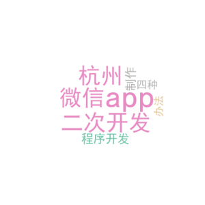 app二次开发_杭州微信小程序开发制作_四种办法